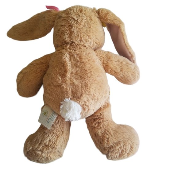 Build A Bear BABW Plush Stuffed Animal Brown Easter Bunny Rabbit Cotton Tail - Picture 7 of 10